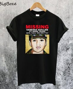 Missing Vanessa Guillen Mural T-Shirt