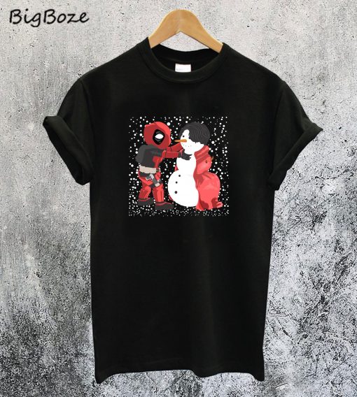 Snowman Deadpool T-Shirt