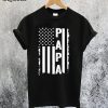 American Flag US Papa T-Shirt