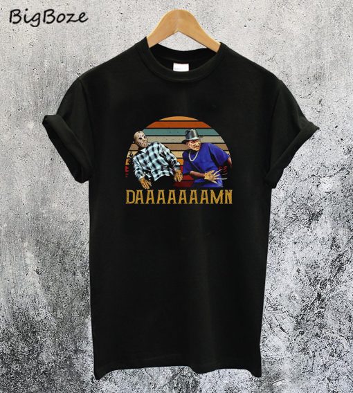 Jason Voorhees Freddy Krueger Damn T-Shirt