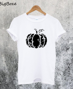 Floral Pumpkin T-Shirt