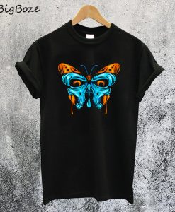 Skull And Butterfly T-Shirt