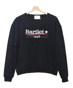 WEST WING President BARTLET 1998 President Bartlet For America Jed Bartlet White House Crewneck Sweatshirt