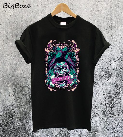 Skull and Birds Anarchy T-Shirt.jpg