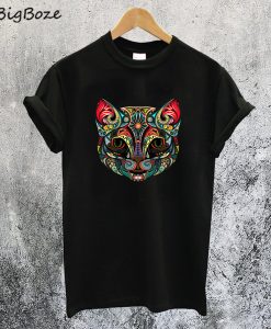 Symmetry Cat - Coloring The Kitty T-Shirt