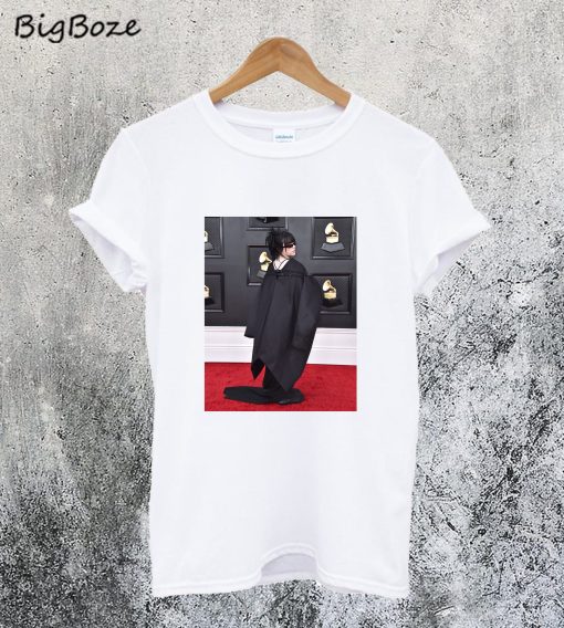 Billie Eilish Black Outfit at Grammy 2022 T-Shirt