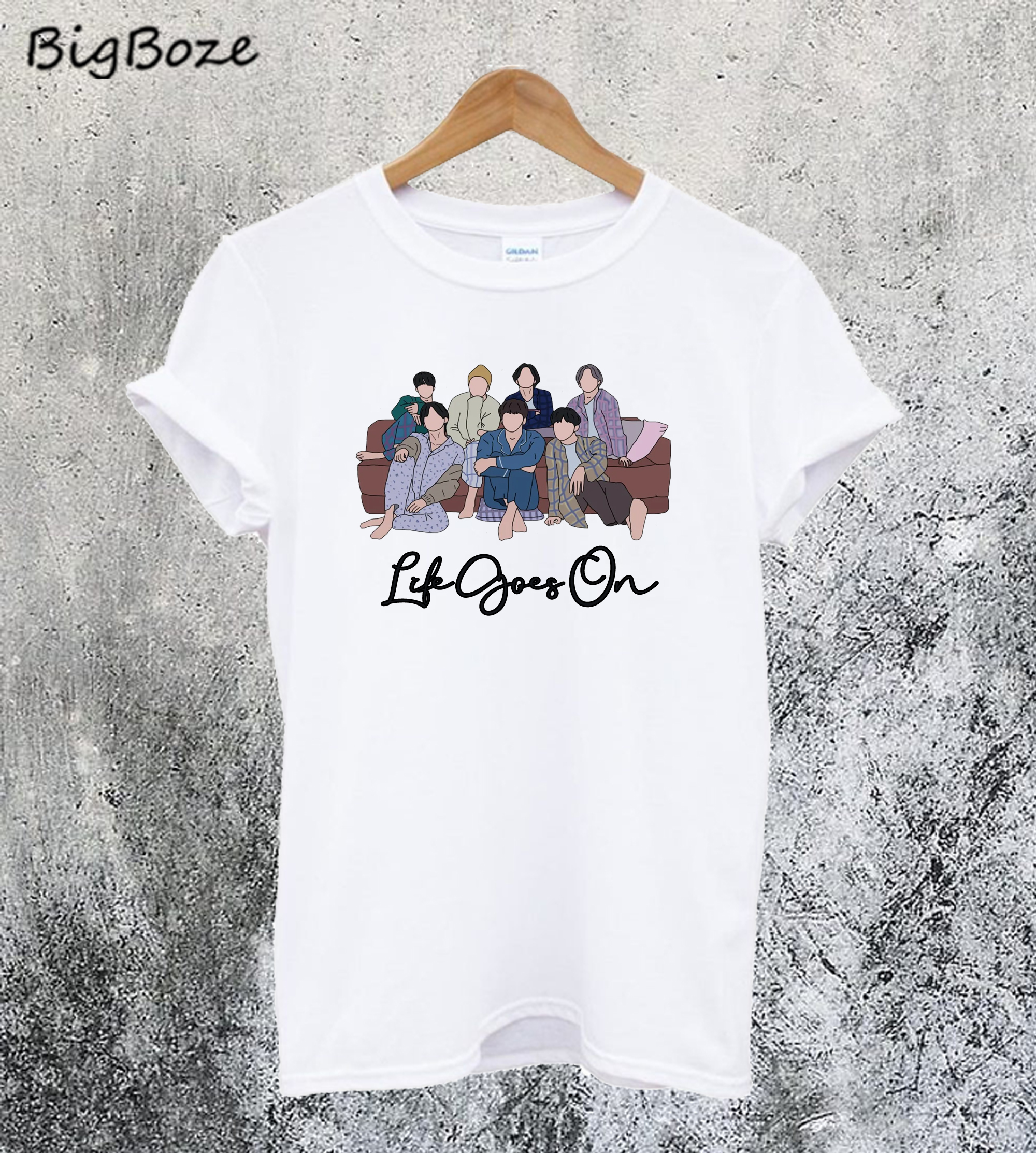 Life Goes On BTS T-Shirt – bigboze.com