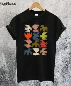 Midcentury Bird Grid T-Shirt