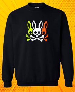 Psychedelic Bunny Psycho Bunny Sweatshirt
