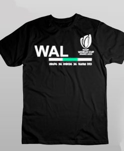 Rugby World Cup 2023 Wales Coupe Du Monde De Rugby T shirt