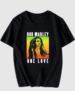 Posters Bob Marley One Love Gradient T Shirt
